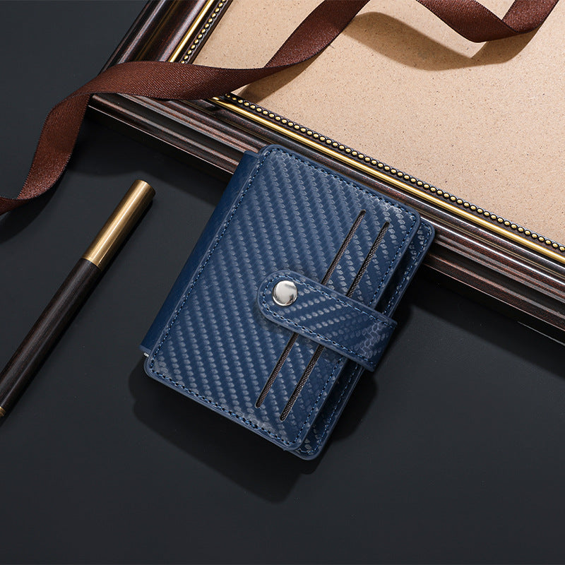 Carbon Fiber Textured Compact Wallet Kalsten