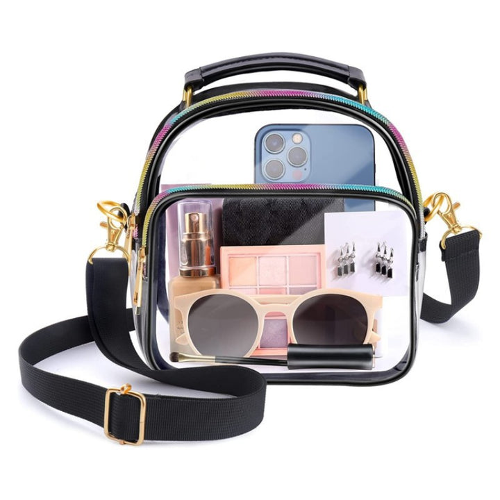 Transparent shoulder bag with removable shoulder strap Kalsten