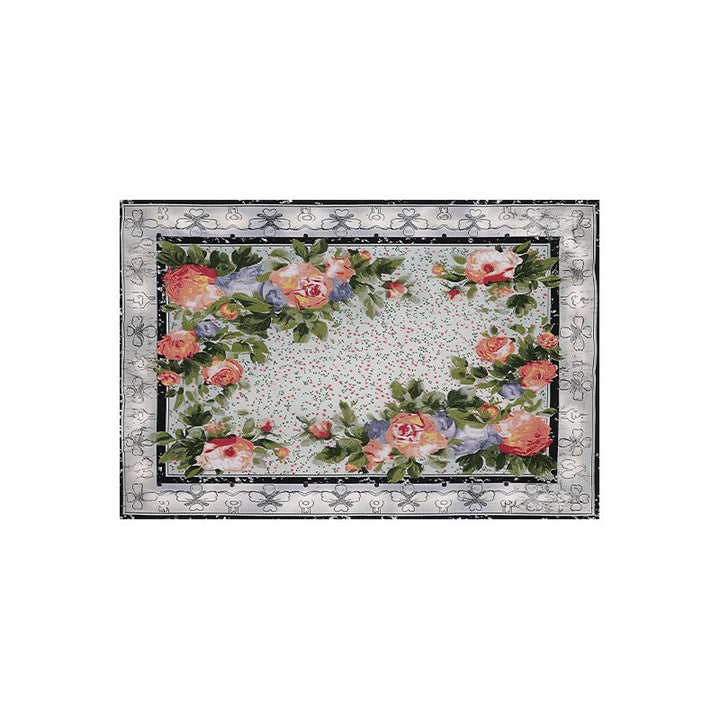 Floral Pattern Decorative Mat Kalsten