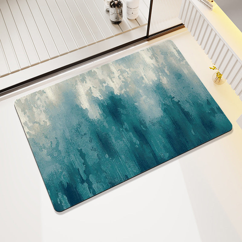 Floral Print Bath Mat Kalsten