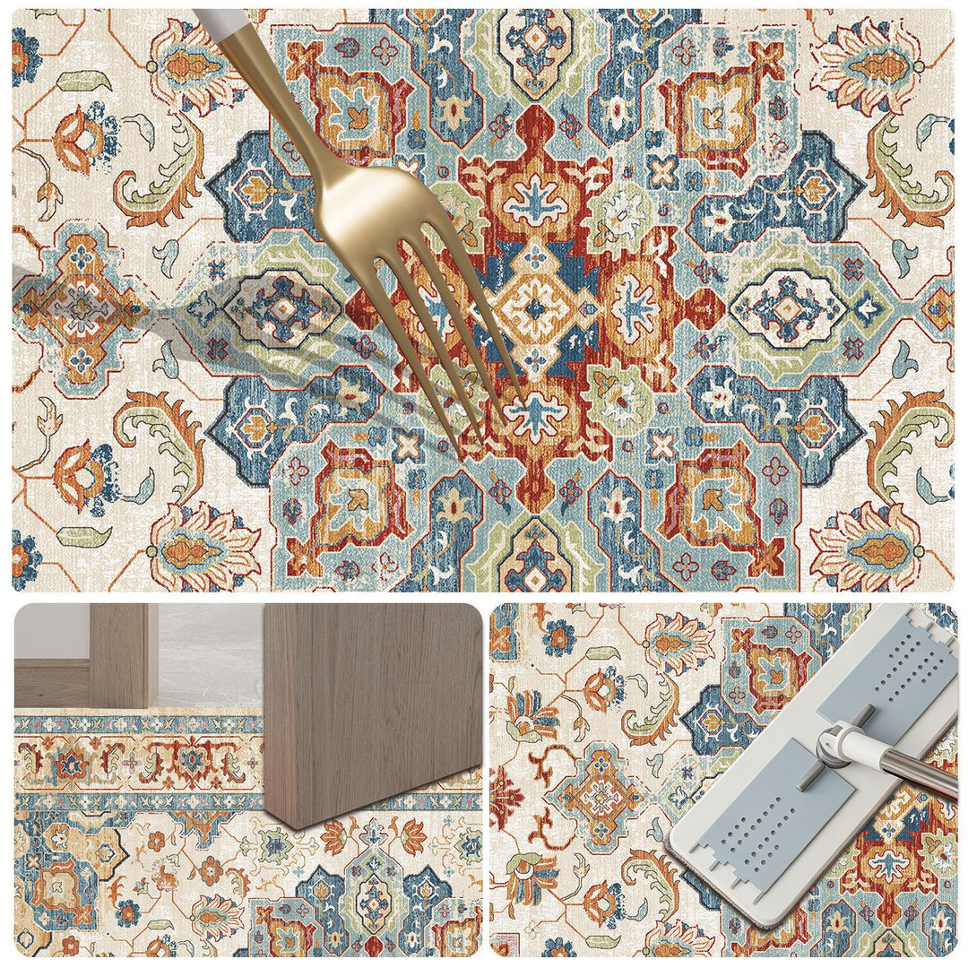 Elegant Vintage-Inspired Bath Mat Kalsten