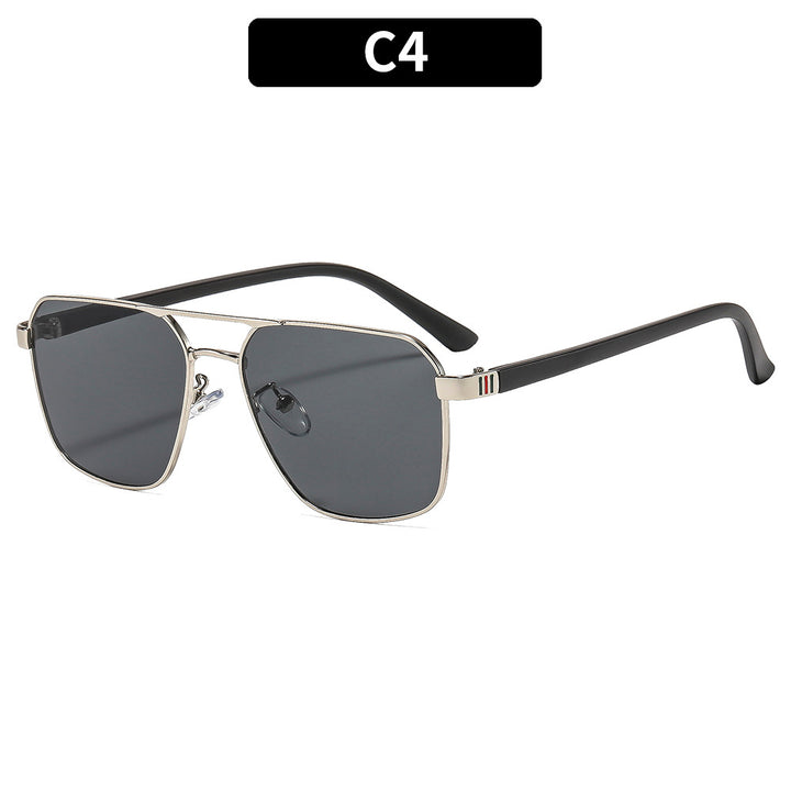 Premium Geometric Aviator Sunglasses