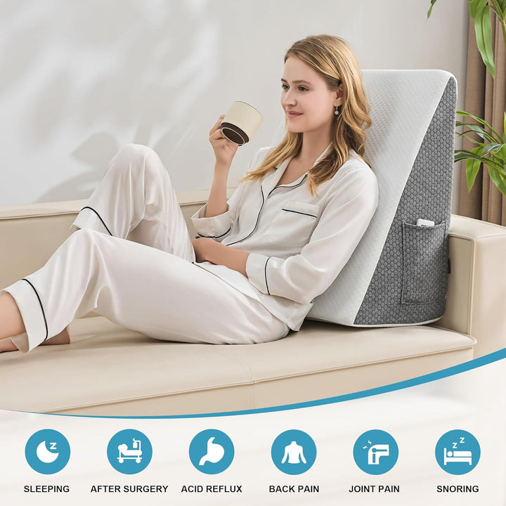 Adjustable Relaxation Backrest Support Wedge Pillow