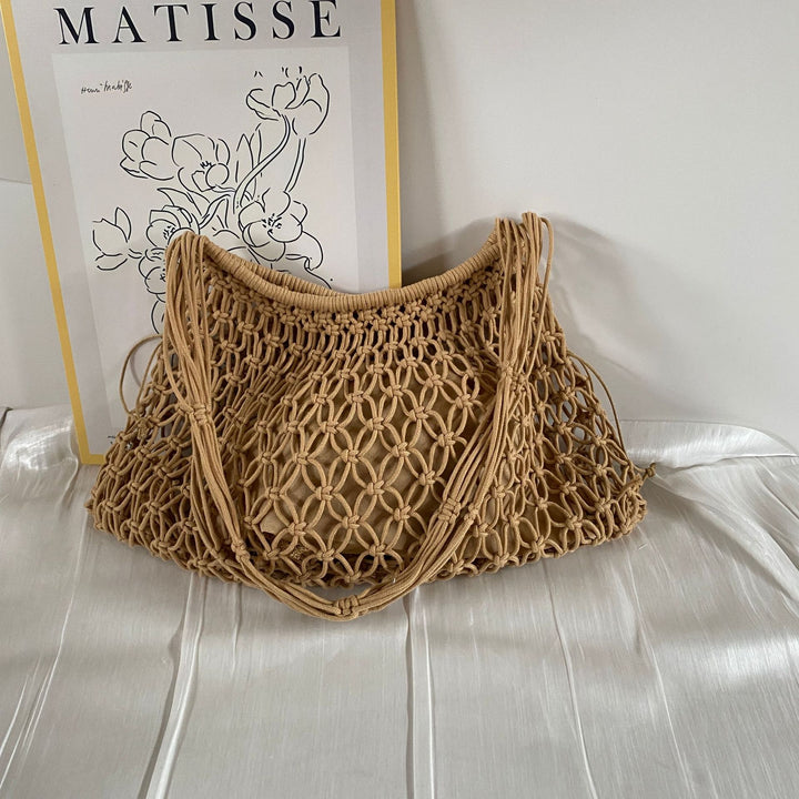 Hand-knotted shopping and leisure bag Kalsten