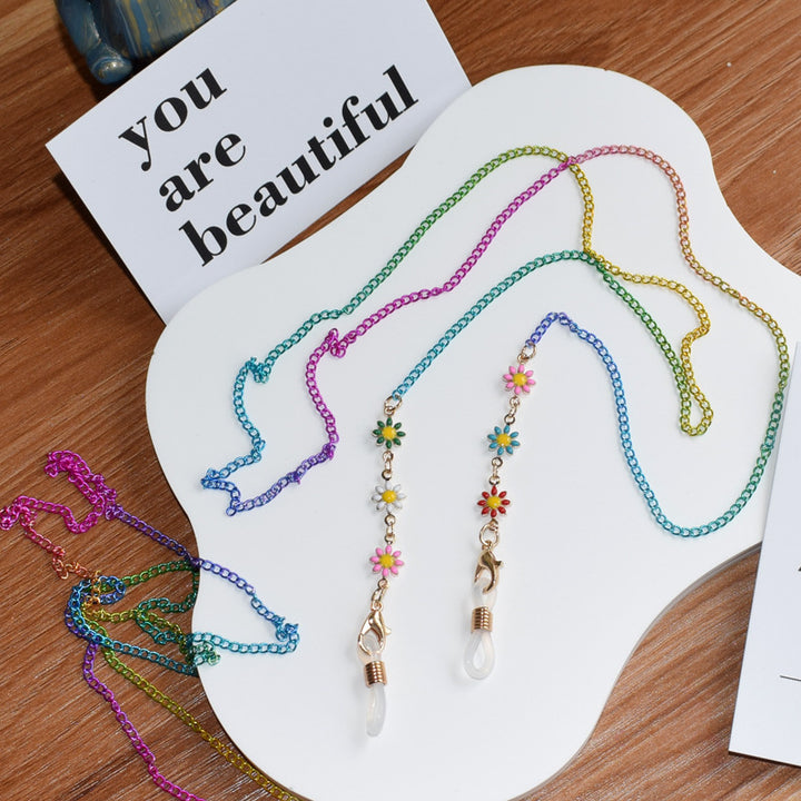Floral Patterned Eyewear Chain Kalsten