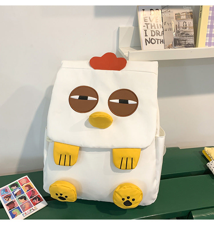Cute Chicken-Themed Plush Backpack Kalsten
