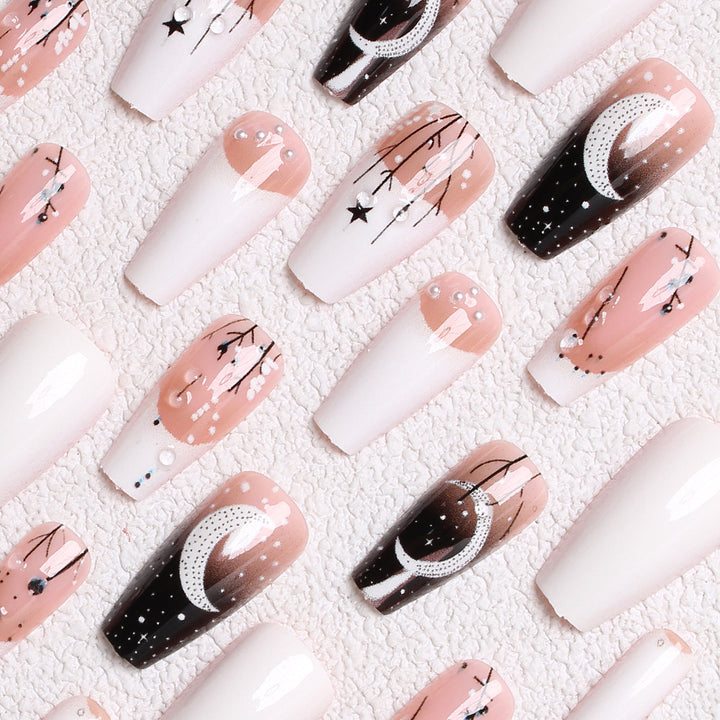 Starry Night-Themed Press-On Nails Kalsten