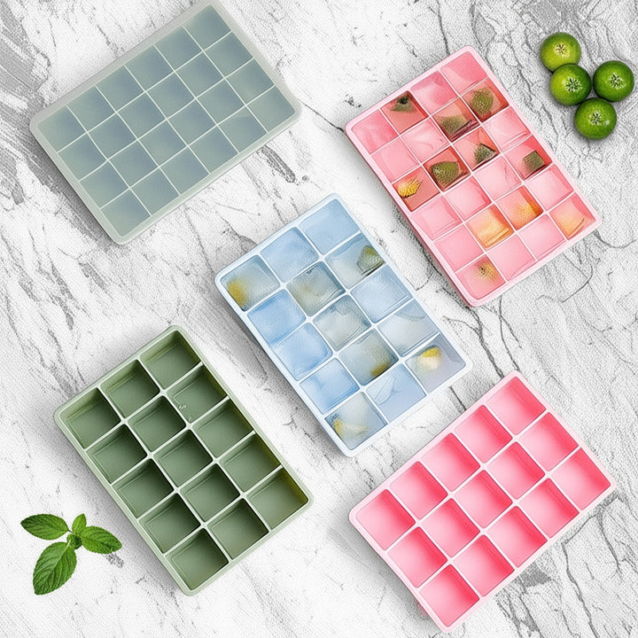 Silicone ice cube tray with practical storage box Kalsten