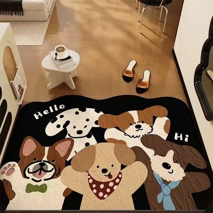 Cat-Themed Area Rug