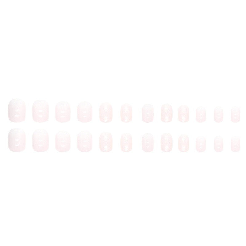 Permanent artificial nails with glitter finish Kalsten