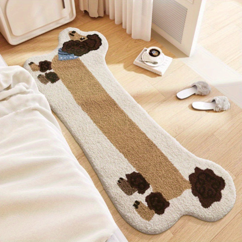 Dog Bone Shaped Area Rug