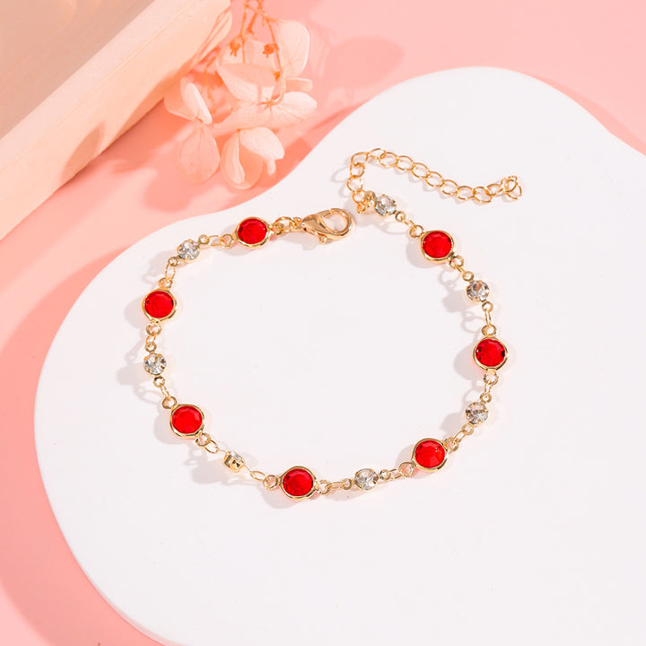 Elegant Crystal Adorned Bracelet Kalsten