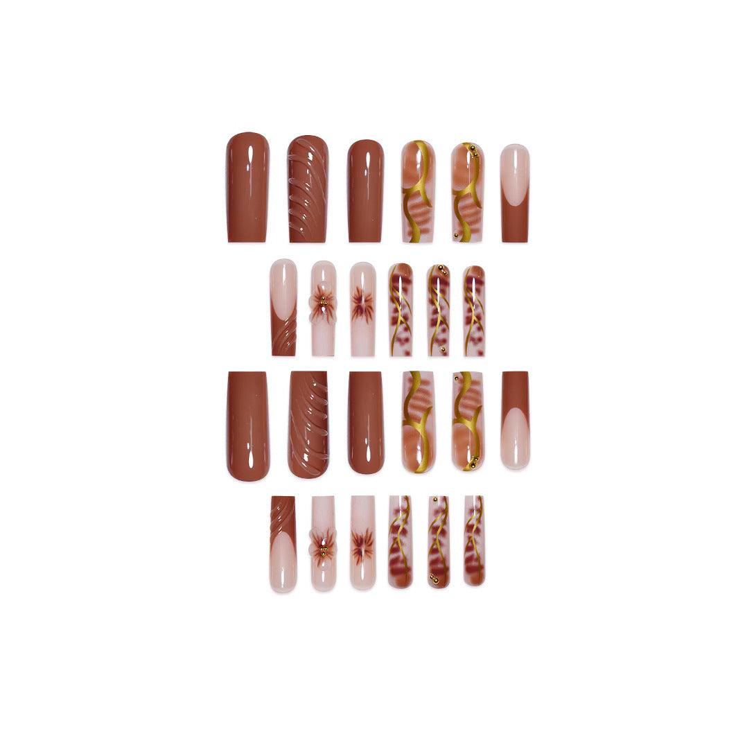Floral Nail Art Extensions Kalsten