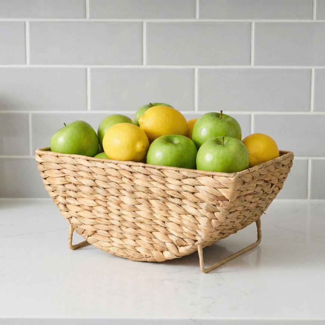 Decorative basket for storing blankets and magazines Kalsten