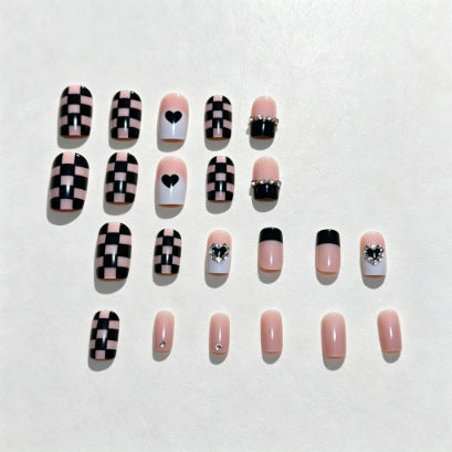 Artistic Heart-Inspired Press-On Nails Kalsten