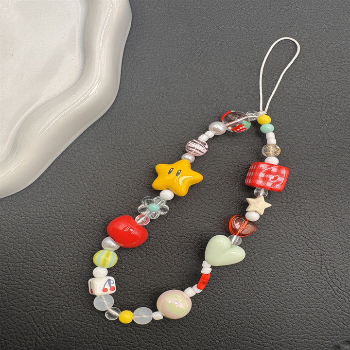 Decorative Bead Phone Strap Kalsten