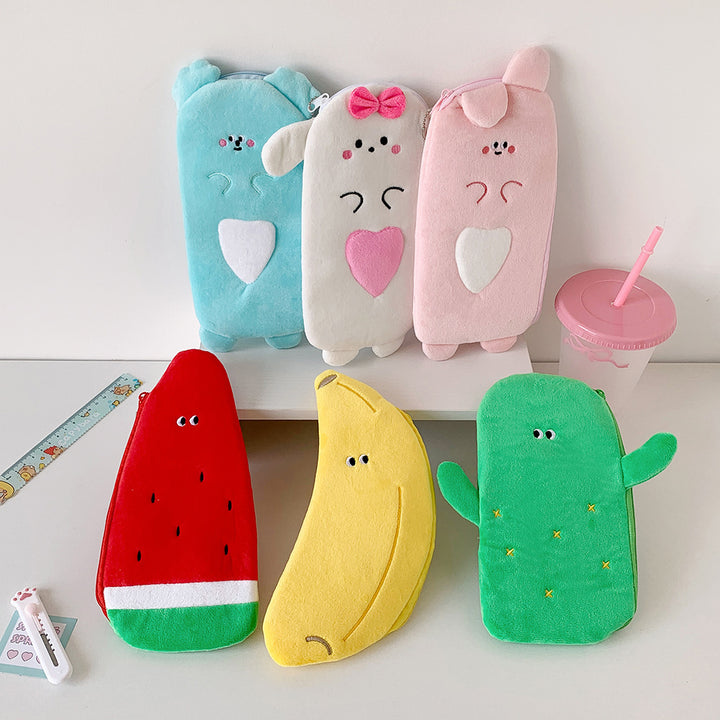Cute Cactus-Designed Pencil Case