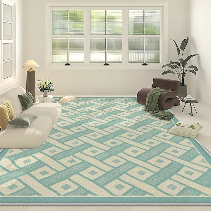 Geometric Pattern Area Rug Kalsten