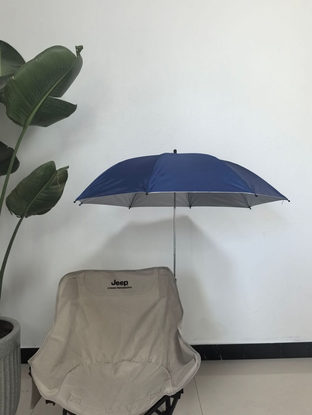Women's Adjustable Beach Sunshade Umbrella with Ground Anchor Kalsten