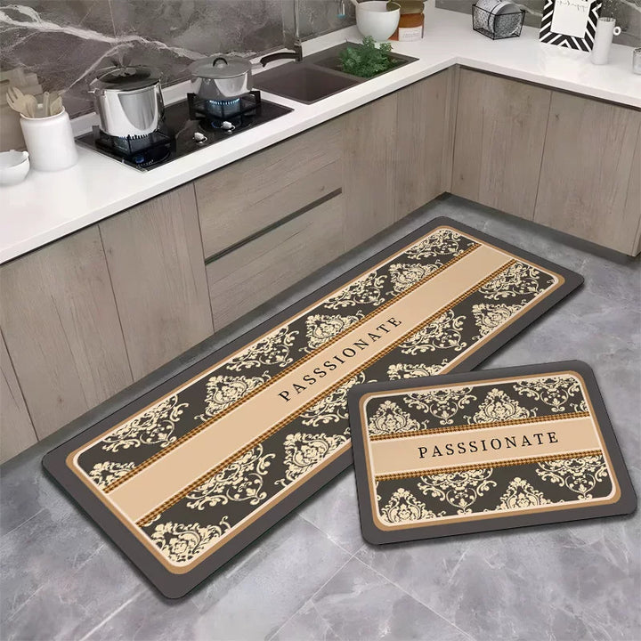 Geometric Pattern Kitchen Runner Mat