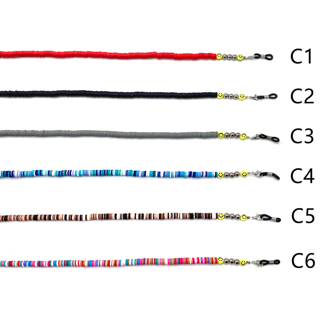Colorful Smile Bead Eyewear Chain Kalsten