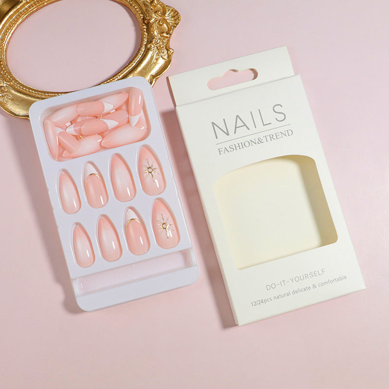 Premium Press-On Nail Set with Decorative Accents Kalsten