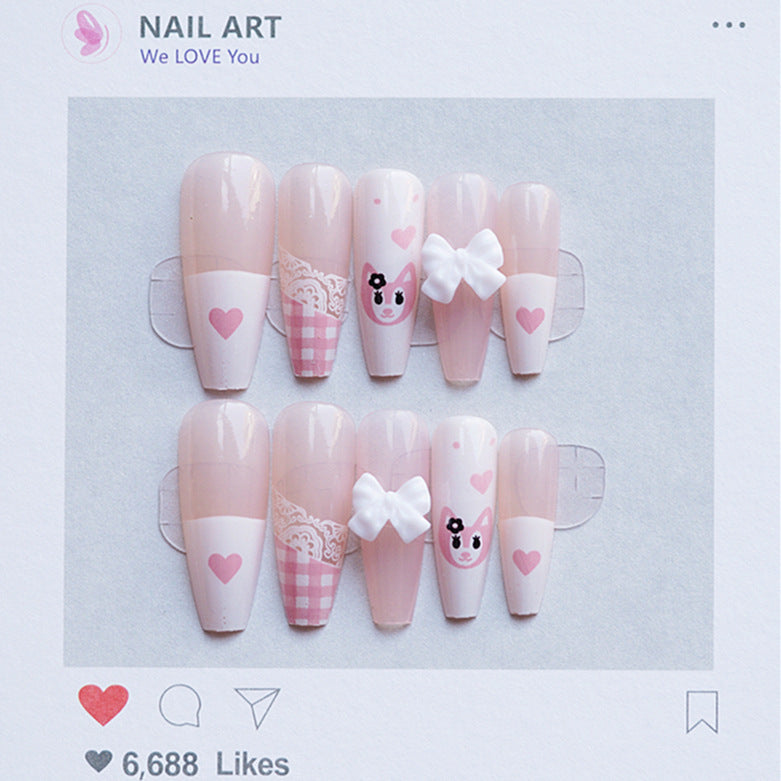 Creative Themed Press-On Nail Art Set