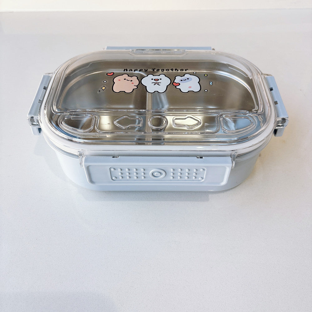 Cartoon-Themed Multi-Compartment Food Storage