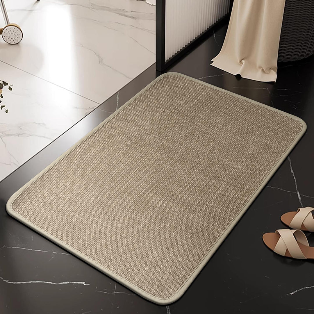 Elegant Textured Kitchen Mat Kalsten
