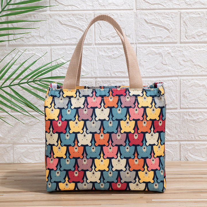 Cute Cat Print Tote Bag Kalsten