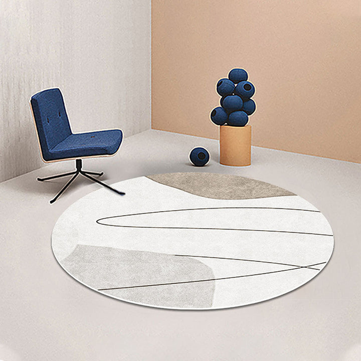 Abstract Patterned Round Area Rug Kalsten