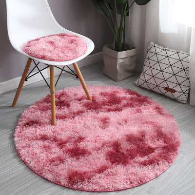Plush Round Area Rug