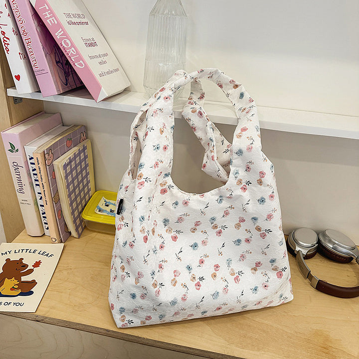 Floral Patterned Everyday Tote Bag Kalsten