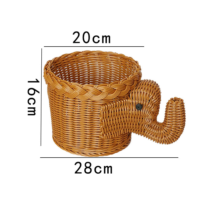 Decorative Woven Duck-Shaped Basket Kalsten