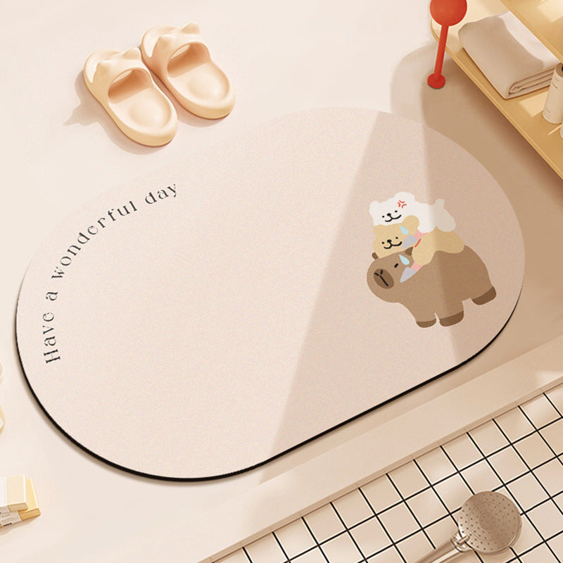 Cute Bear-Themed Plush Area Mat Kalsten