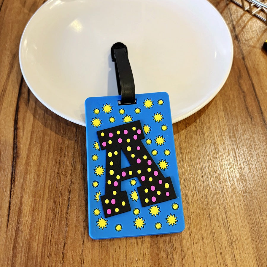 Playful Alphabet Luggage Tag Kalsten