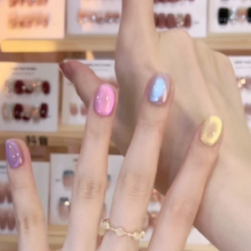 Premium Pastel Ombre Press-On Nail Set Kalsten