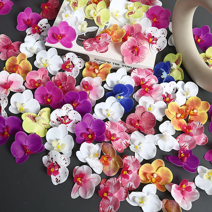 Artificial Orchid Flower Accents for Home Decor
