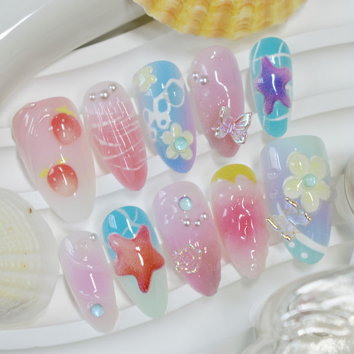 Thematic Artisan Press-On Nail Set Kalsten