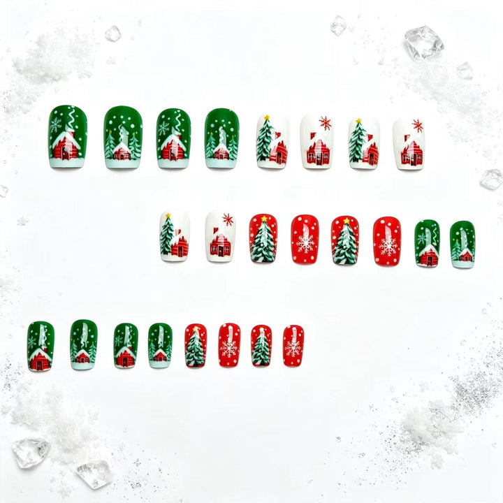 Holiday-Themed Festive Nail Art Kalsten