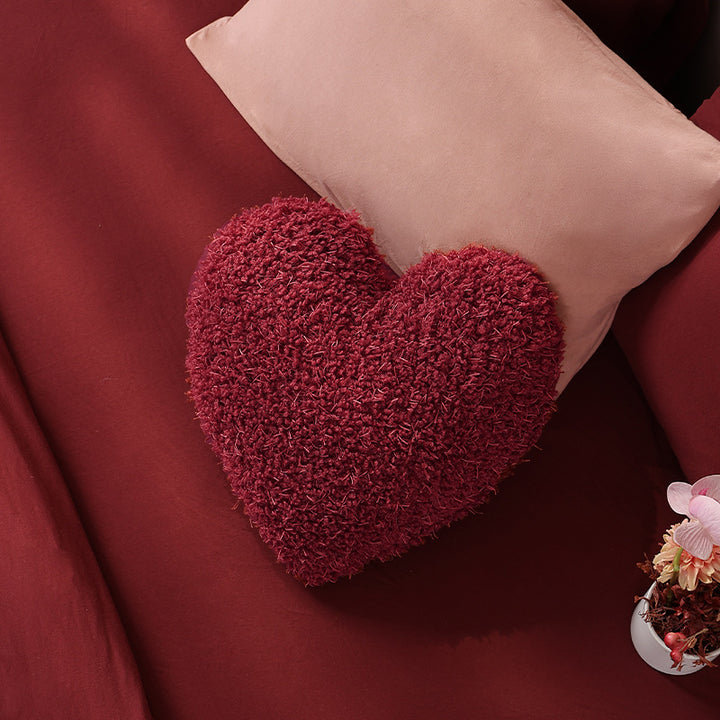 Heart-shaped plush cuddle pillow Kalsten