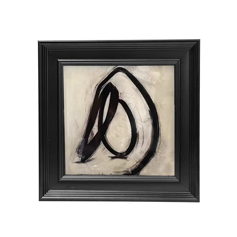 Abstract Framed Wall Decoration