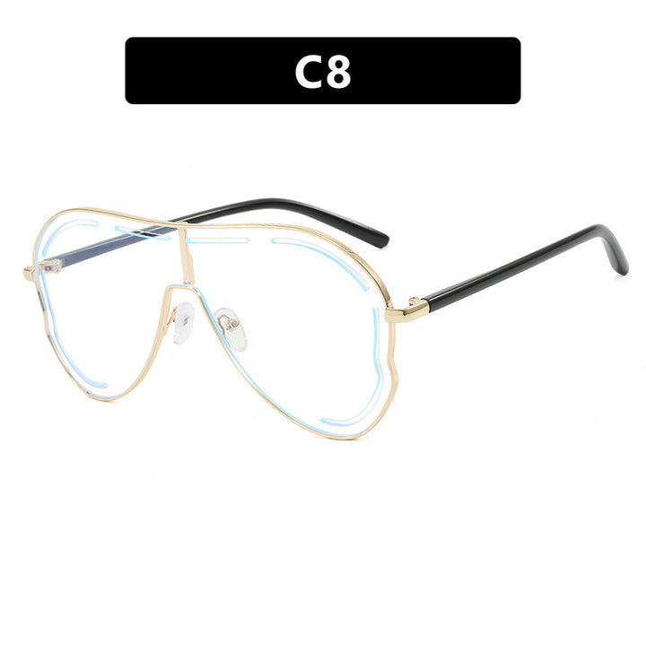 Ladies luxurious pilot sunglasses with modern frame Kalsten
