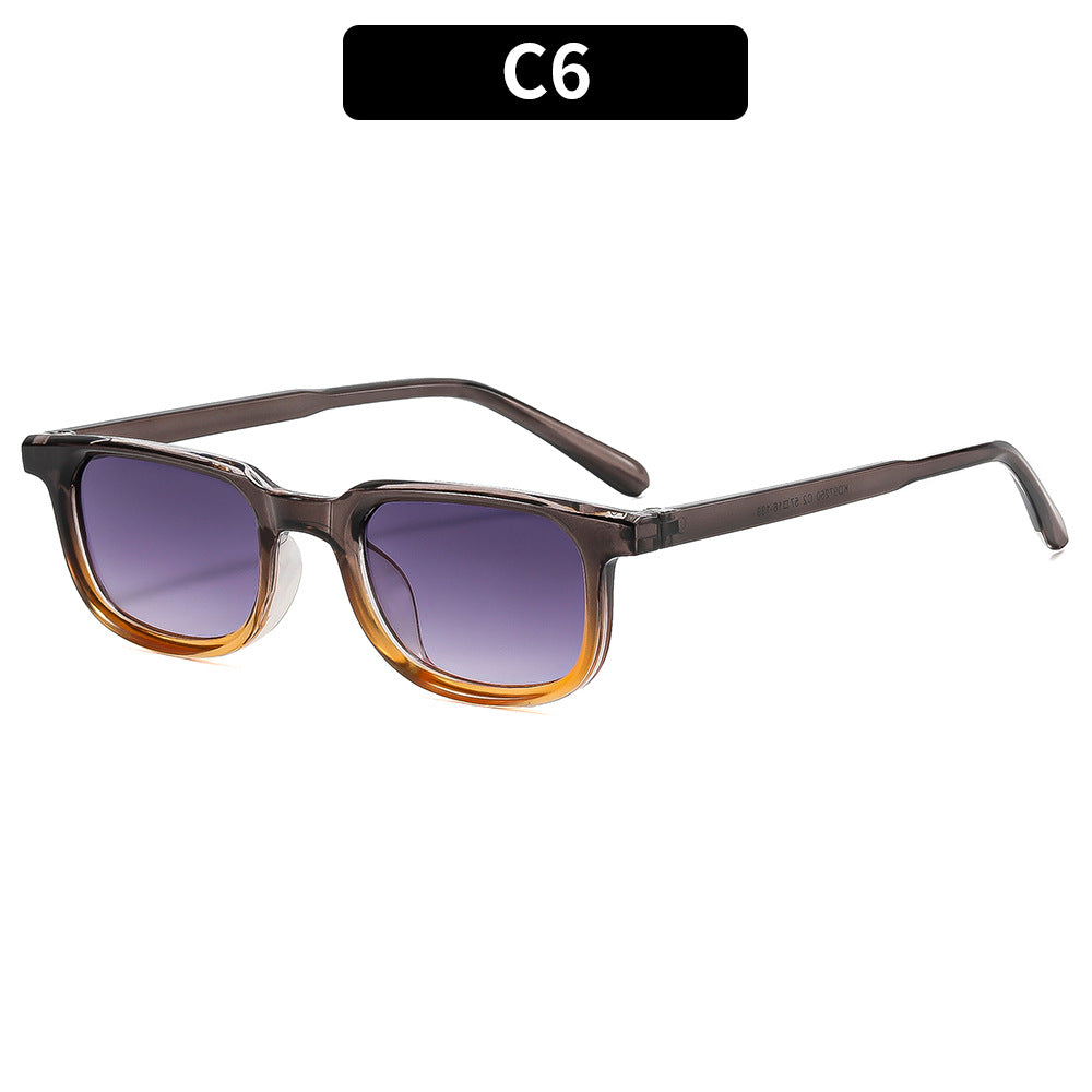 Artistic Retro Square Frame Sunglasses