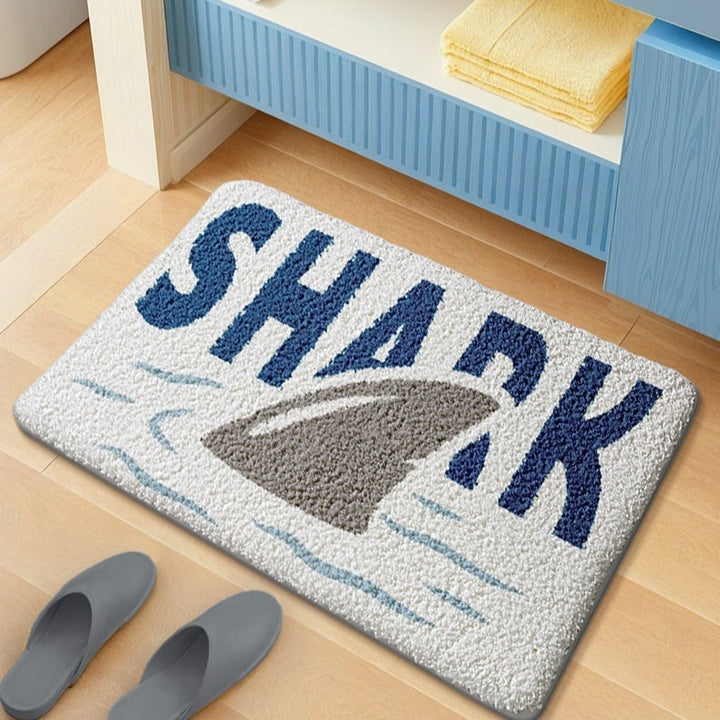 Nautical-Themed Cotton Bath Mat