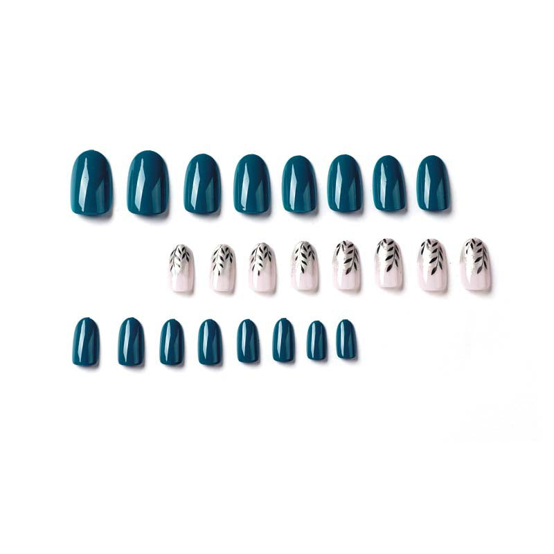 Elegant Nail Art with Floral Accent and Metallic Details Kalsten