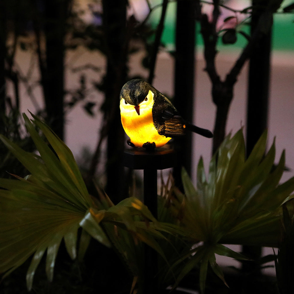 Realistic Solar Bird Garden Stake With Motion Sensor And Weatherproof Design Kalsten