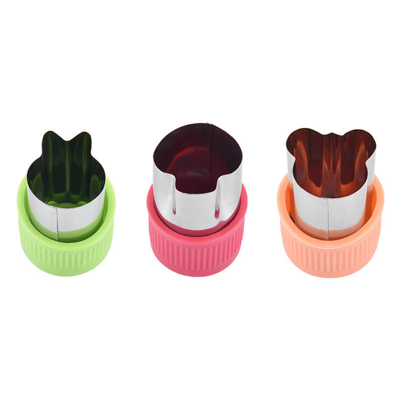 Cookie cutter set with antibacterial silicone and stainless steel molds Kalsten