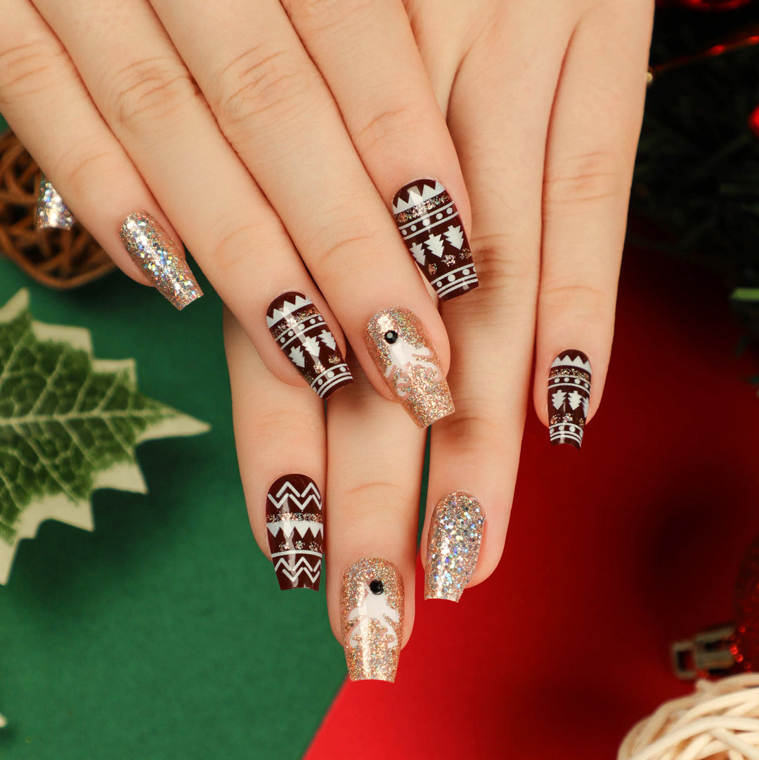Christmas Nail Art Kalsten