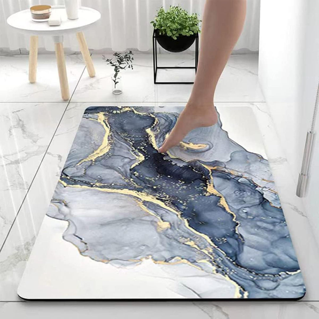 Luxurious Marble Design Bath Mat Kalsten